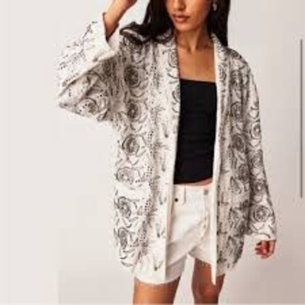 Free People Venus Eyelet Jacket